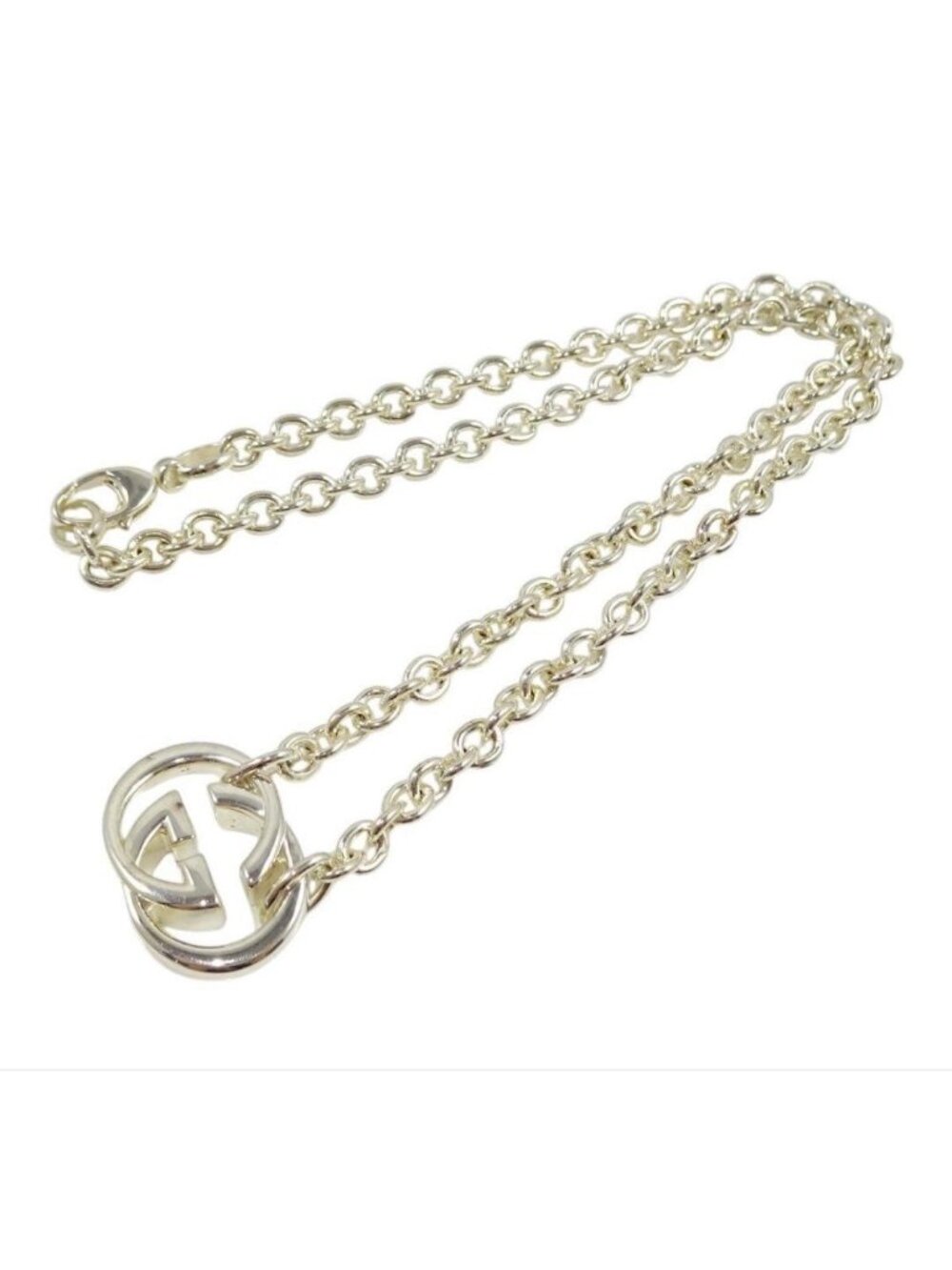 Gucci Interlocking G Double G Necklace
